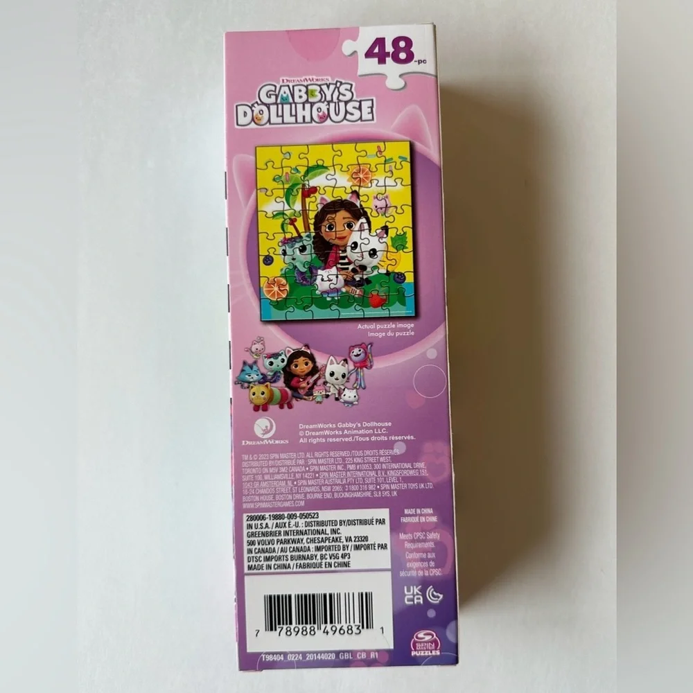 4/$25 -‎ NWT Gabby’s Dollhouse 48 pc Puzzle